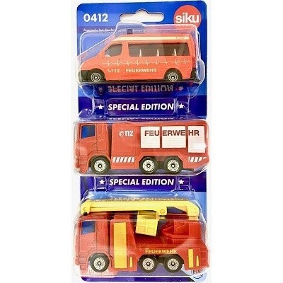 SIKU 0412 SET VOZIDLA HASIČI