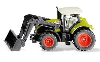 SIKU 1392 TRAKTOR CLAAS AXION S PŘEDNÍM NAKLADAČEM