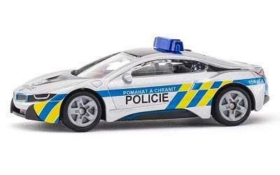 SIKU 1558061 CZECH EDITION BMW i8 LCI POLICIE
