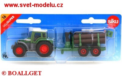 TRAKTOR JOHN DEERE S PŘÍVĚSEM