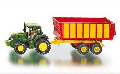 TRAKTOR JOHN DEERE A SILÁŽNÍ VŮZ
