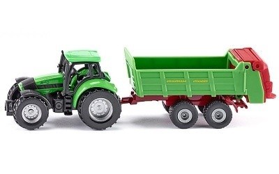 TRAKTOR DEUTZ S ROZMETADLEM STRAUTMANN
