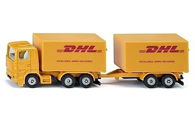 SIKU 1694 KAMION S PŘÍVĚSEM DHL