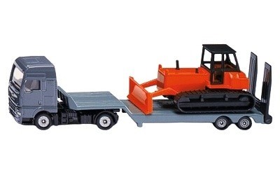 SIKU 1762 MAN S TRAILEREM A BULDOZEREM