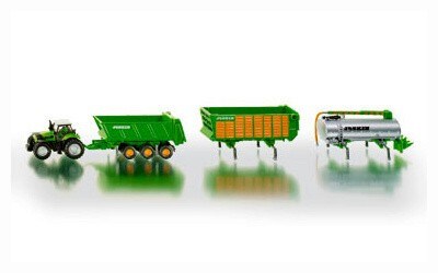 TRAKTOR DEUTZ SE KOMBINOVANÝM PŘÍVĚSEM