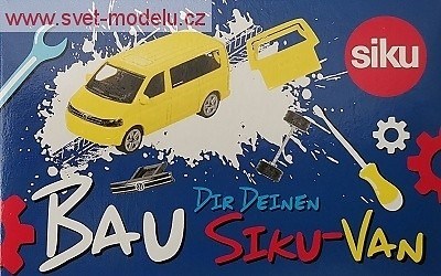 SIKU STAVEBNICE VOLKSWAGEN MULTIVAN YELLOW