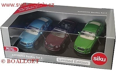 SIKU DÁRKOVÝ SET 629100702 BENTLEY SET 2 LIMITED EDITION