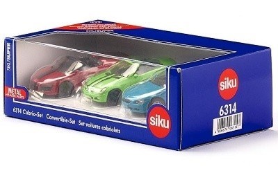SIKU 6314 DÁRKOVÝ SET CABRIOLETY