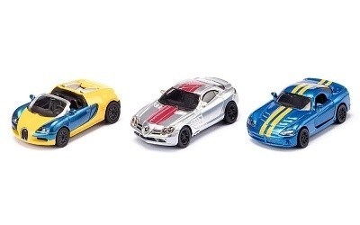 SIKU 6323 DRKOV SET SPORTOVN AUTA