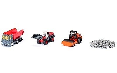 SIKU 6329 DÁRKOVÝ SET STAVEBNÍ STROJE S PŘÍSLUŠENSTVÍM