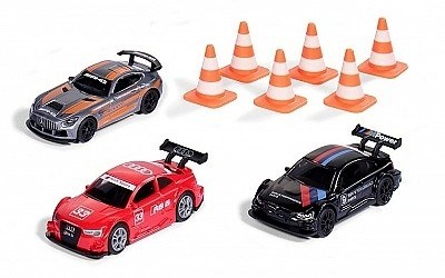 SIKU 6331 DÁRKOVÝ SET ZÁVODNÍ AUTA S KUŽELY
