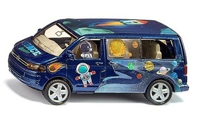 SIKU 6509 VOLKSWAGEN T5 ASTRONAUT STAVEBNICE S NÁLEPKAMI