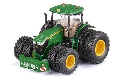 SIKU CONTROL 6735 TRAKTOR JOHN DEERE 7290R S DVOJITÝMI KOLY 