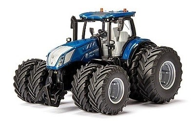 SIKU CONTROL 6738 TRAKTOR NEW HOLLAND T7.315 S DVOJITÝMI KOLY
