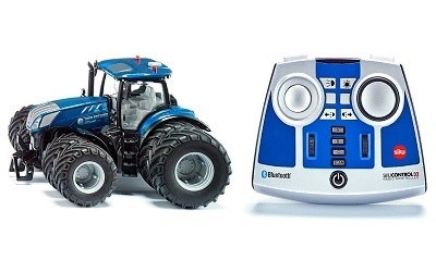 SIKU CONTROL 6739 TRAKTOR NEW HOLLAND T7.315 S DVOJITÝMI KOLY S BLUETOOTH OVLADAČEM
