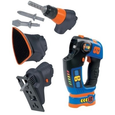 SMOBY 360132 BOŘEK STAVITEL SADA NÁŘADÍ EVO 3 V 1