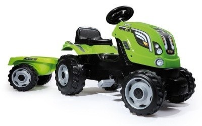 SMOBY 710111 LAPAC TRAKTOR FARMER XL S PVSEM GREEN