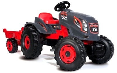 SMOBY 710200 LAPAC TRAKTOR STRONGER XXL S PVSEM GREY / RED