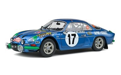 ALPINE A110 1600S #17 DARNICHE / MAHE RALLYE DE MONTECARLO 1972