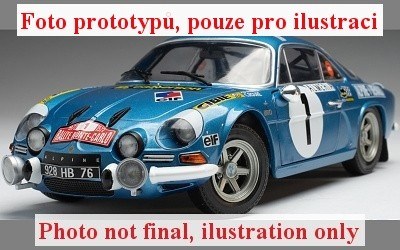 ALPINE A110 1600S #1 THERIER / ROURE RALLY MONTE CARLO 1972