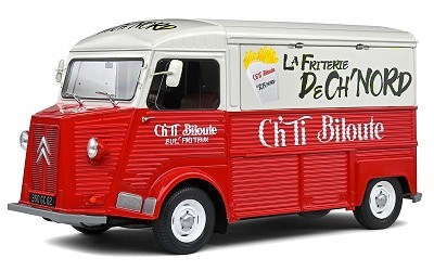 CITROËN TYPE HY FRITERIE CH’TI BILOUTE 1969 WHITE & RED