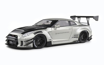 NISSAN GT-R R35 W/ LIBERTY WALK BODY KIT 2.0 PEARL GREY 2020
