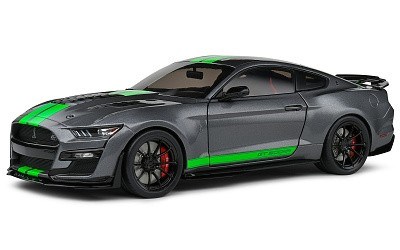 FORD SHELBY GT500 2020 CARBON GREY / GREEN STRIPES 