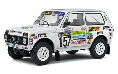 LADA NIVA #157 TROSSAT / BRIAVOINE RALLY PARIS - DAKAR 1983