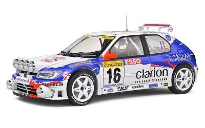 PEUGEOT 306 MAXI NIGHT VERSION #16 G. PANIZZI / H.PANIZZI RALLY MONTE CARLO 1998