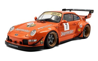 Porsche 911 RWB bodykit Jagermeister 2020
