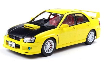 SUBARU IMPREZA WRX STI SOLIDO WORKS YELLOW 2003