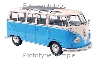VOLKSWAGEN T1 21 WINDOWS BABY BLUE / WHITE 1962