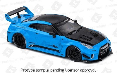 Nissan GTR35 LBWK Silhouette 2019 Miami Blue