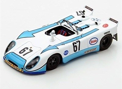 Porsche 908/02 #67 C. Poirot/ P. Farjon Le Mans 1972