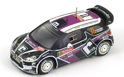 Citroën DS3 No.11 WRC Monte Carlo 2012 Peter van Merksteijn Jr - Eddy Chevaillier