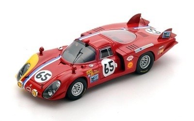 Alfa Romeo T33/2 No.65 Le Mans 1968 S. Trosch - K. von Wendt