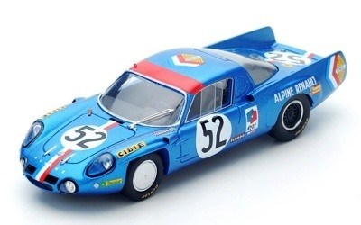 Alpine A210 #52 J.L. Therier/B. Tramont 10th Le Mans 1968