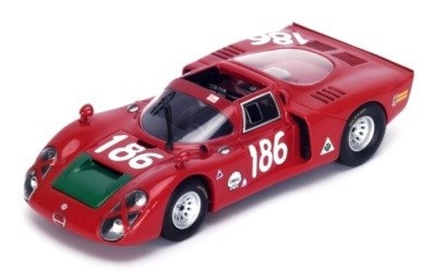 Alfa Romeo 33/2 #186 I. Giunti/N. Galli 2nd Targa Florio 1968 