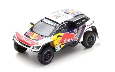 Peugeot 3008 DKR No.309 2nd Dakar 2017 S. Loeb - D. Elena