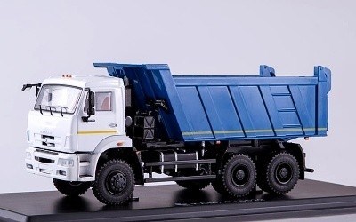 KAMAZ 6522 6x6 DUMPER WHITE / BLUE