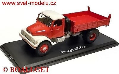 PRAGA S5T SKLÁPĚČ RED / WHITE