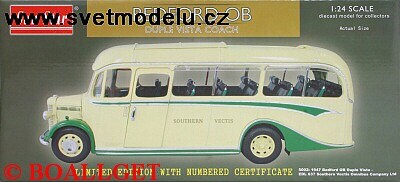 BEDFORD OB DUPLE VISTA COACH, EDL 637  1947 limited edition 2500 pcs.