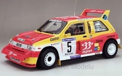 MG Metro 6R4 #5 D. Auriol / B. Occelli Criterium of Cevennes 1986