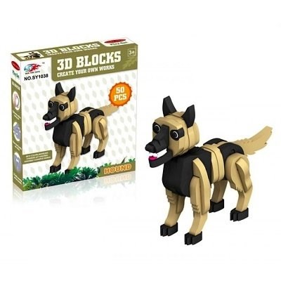 STAVEBNICE PĚNOVÁ 3D PES 50 PCS