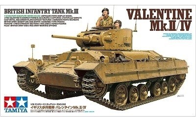 TAMIYA TANK VALENTINE Mk. II/IV