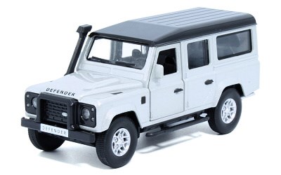 LAND ROVER DEFENDER 110 INDUS SILVER PULL BACK