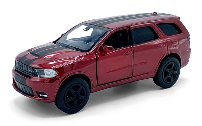 DODGE DURANGO SRT RED / BLACK STRIPES PULL BACK