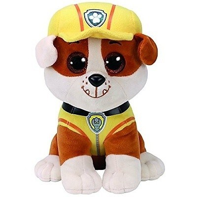 PLYŠ TY 24 cm TLAPKOVÁ PATROLA PAW PATROL RUBBLE