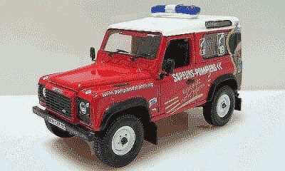 LAND ROVER DEFENDER 90 SAPEURS POMPIERS