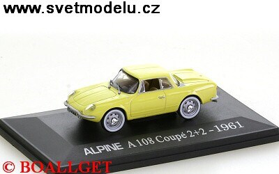 RENAULT ALPINE A108 COUPE  YELLOW